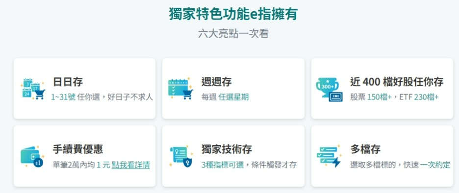 存股-9-2-股票e指存6大獨家特色功能 存股-9-2-股票e指存6大獨家特色功能